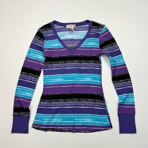 Women’s OP Ocean Pacific Long Sleeve T-Shirt Size Medium 7/9